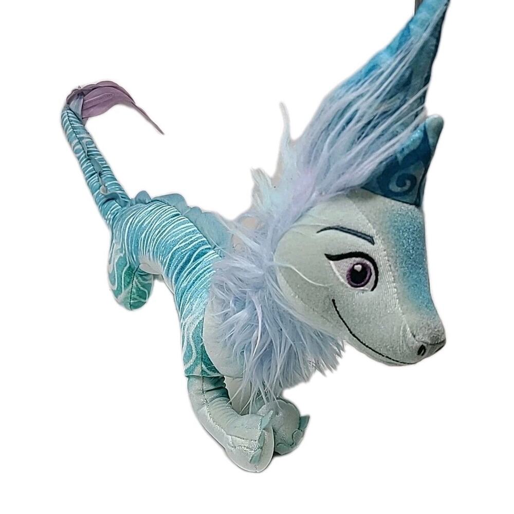 Disney Store Raya and the Last Dragon SISU Plush Dragon 25” Figure Blue Doll